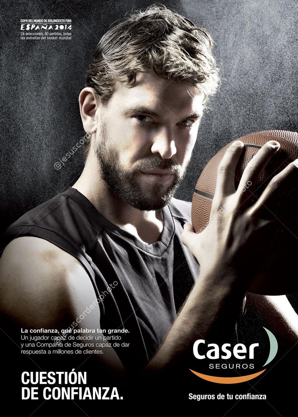 Campaña Caser & Marc Gasol por Jesús Cordero